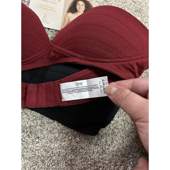 Warners Elements Of Bliss 34C Bras Wireless 2 Pack - Picture 5 of 5